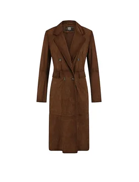 Cappotto in pelle marrone 34 - Riani - FashionsVida