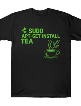 Sudo Apt-Get Install Coffee Linux Graphic T‑Shirt for Programmer Software Engineers Geek IT Developer Fan Gift Tops S-6XL - Aliexpress - FashionsVida