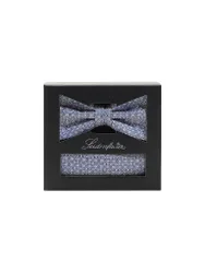 Masche - Ensemble nœud papillon avec pochette de costume bleu clair