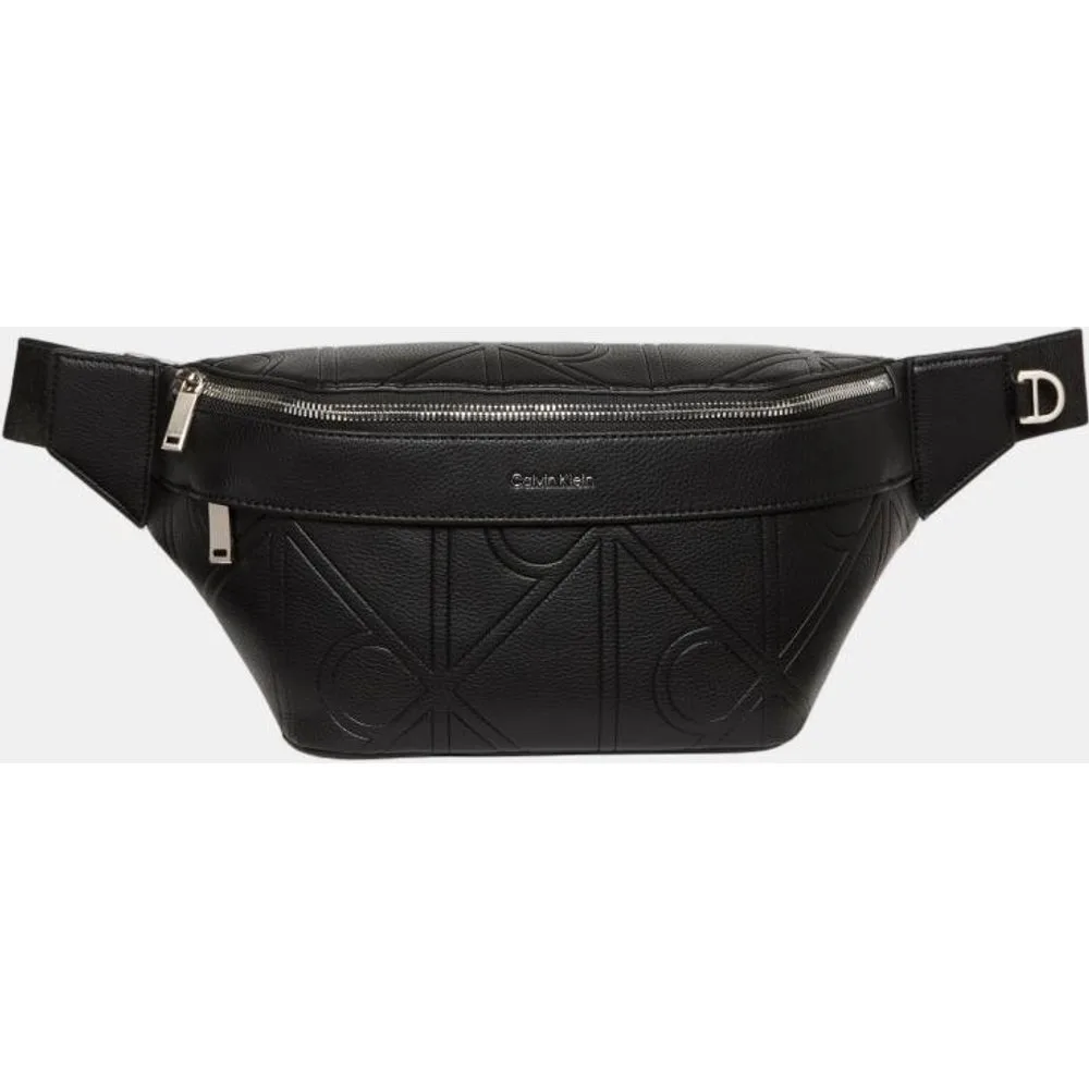 Riñonera de hombre con estampado monogram a tono - Calvin Klein - FashionsVida