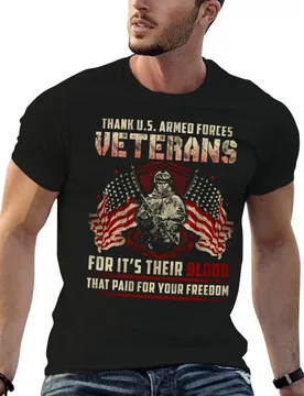 Thank U.S. Armed Forces Veterans T-Shirt korean fashion funny meme t-shirts shirts men - Aliexpress - FashionsVida
