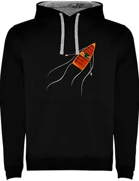 Rowing Boat Hoodie Black 3XL Men,Women - Kruskis - FashionsVida