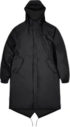 Veste longue imperméable et coupe-vent - Fishtail Parka W3 Black - Taille XS - Noir