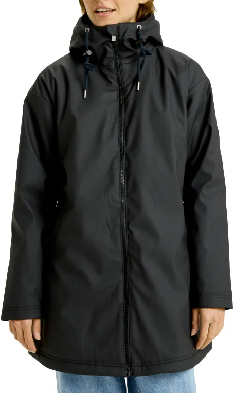 Veste imperméable à capuche - Rain Road Polar Zip Jacket Anthracite - Taille M - Gris - Roxy - FashionsVida