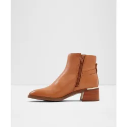 Botines de mujer con punta redonda