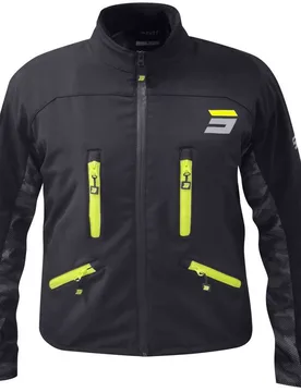 Giacca Moto Enduro CLIMATIC Nero Giallo Fluo taglia S - Shot - FashionsVida