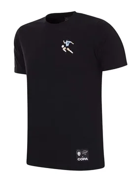 T-Shirt Maradona Argentina Embroidery - Noir - male - Size: XS - Copa Football - FashionsVida