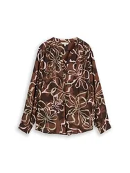 Blouse easy longsleeves shape female