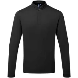 Mens Essential Coolchecker Long-Sleeved Chef Shirt (Black) - Size 2xl