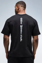 Herren Noch Eine Wiederholung Übergroßes Oberteil Black Größe Medium