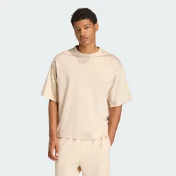 Mens Soft Lux Tee - Beige - Size Medium