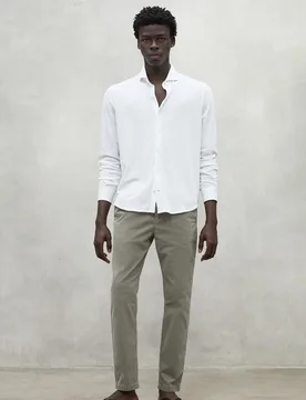 Camisa de hombre mole de corte regular - Ecoalf - FashionsVida