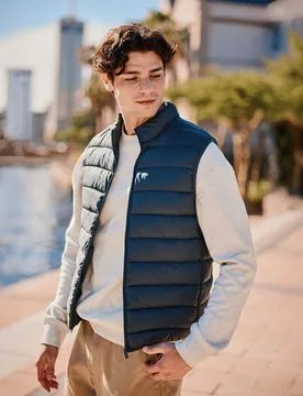 Animal Light Cosi Mens Gilet - Navy - Animal - FashionsVida