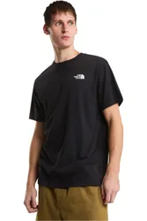 Vertical camiseta montaña manga corta hombre Negro (M)