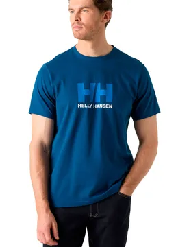 Logo t-shirt 30 camiseta manga corta hombre Azul (XL) - Helly Hansen - FashionsVida