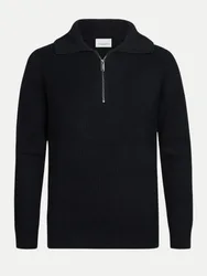 Pullover Heavy Wolle Half-Zip P XXL