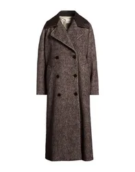 Mantel Damen Dunkelbraun 34,36,38 Damen