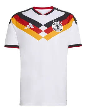 T-shirt à Manches Courtes Domicile Germany 26/27 White S - Adidas - FashionsVida