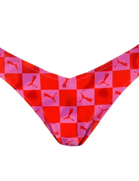 Slip Bikini 701237622 Brazilian Electric Orchid / Red L - Puma - FashionsVida