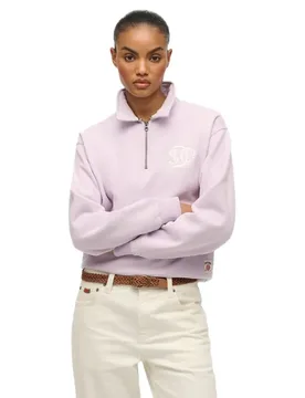 Pull à Demi-zip Neon Collared Parma Violet Purple XL - Superdry - FashionsVida