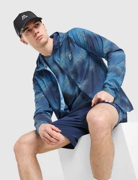 Haze All Over Print Jacke - Herren, Blau - male - Size: S - MONTIREX - FashionsVida