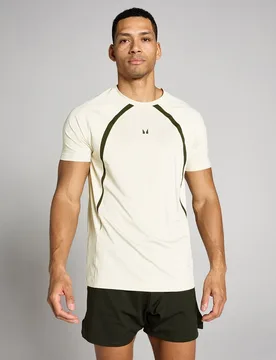 Camiseta con paneles Tempo para hombre de MP - Hueso - XS - MyProtein - FashionsVida