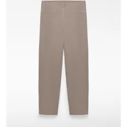 Pantalón de hombre regular fit de algodón con pinzas
