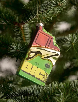 Glass Big Daddy Pistachio Bar Ornament Green Mix - M&S - FashionsVida