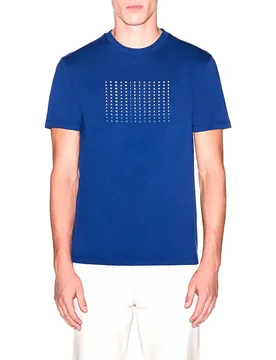 Exchange Maglietta A Maniche Corte Xm002519_af1033 Bellwether Blue 2XL - Armani - FashionsVida
