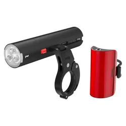 Set Di Luci Pwr Road 700 + Mid Cobber Black / Red