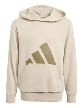 Felpa Con Cappuccio Essentials Crystal Linen / Khaki Six 11-12 Anni - Adidas - FashionsVida