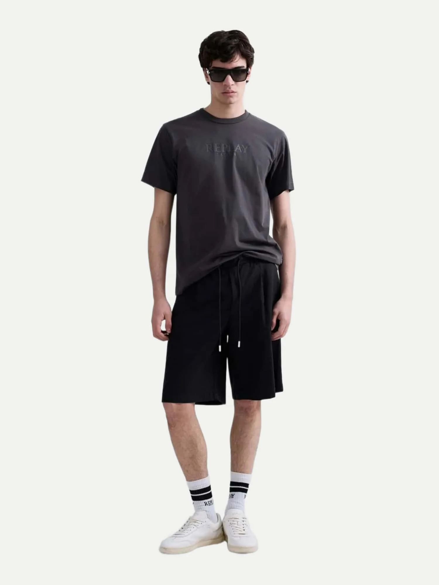 Regular-Fit Shorts Schwarz 32 - Replay - FashionsVida
