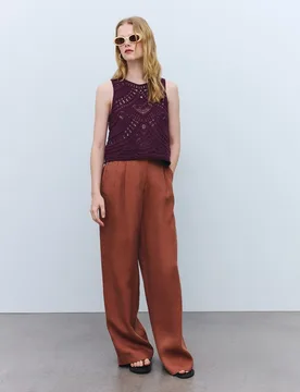 Top de mujer sin mangas crochet - Tintoretto - FashionsVida
