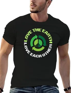 Love the Earth Love Each Other T-Shirt boys animal print plus size tops shirts men graphic - Aliexpress - FashionsVida