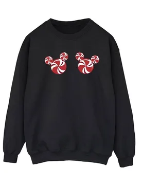 Women's Mickey Mouse Candies Sweatshirt in Black Size: XL - Black - Size: XL - Disney - FashionsVida