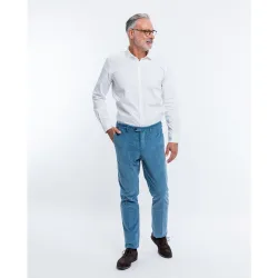 Chino de hombre regular en azul