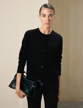 Chaqueta de mujer en cashmere con cuello caja - Woman El Corte Inglés - FashionsVida