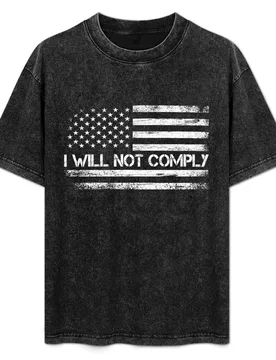 I will not comply T-Shirt Sun Protective Outdoor Tee Top - Aliexpress - FashionsVida