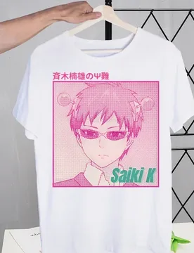 Saiki K Kusuo No Psi Nan T-shirts Funny Hip Hop Summer Women Men Tshirts Streetwear Ulzzang Harajuku T-Shirt - Aliexpress - FashionsVida
