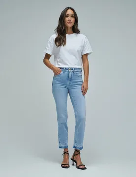 Vaqueros faith push in cropped slim de mujer - Salsa Jeans - FashionsVida