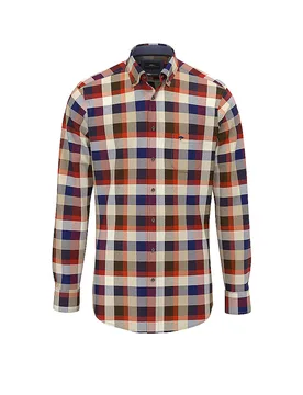 Flanellhemd Regular Fit rot XL Herren - FYNCH-HATTON - FashionsVida