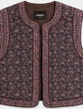Chaleco de mujer sin manga con estampado - Noon - FashionsVida