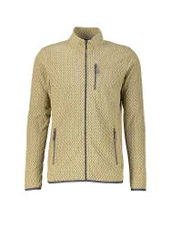 Herren Fleecejacke Calais Jaquard camel M M