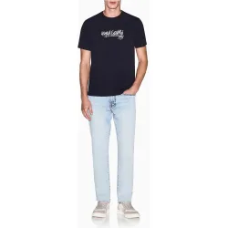 Camiseta de hombre manga corta con logo estilo graffiti