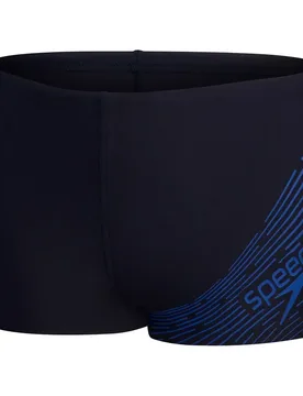 Medley Logo Swimming Boxer True Navy / True Cobalt 5-6 Years Boys - Speedo - FashionsVida