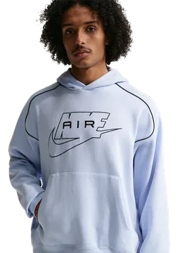 Air Herren Kapuzenpullover - Blau - Größe L Blue L - Nike - FashionsVida