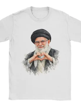 Casual T-Shirt Summer Ali Khamene Stay Love Novelty T-Shirts Cotton Tshirt for Men Y2K Casual Pattern Short Sleeve Top Tees - Aliexpress - FashionsVida