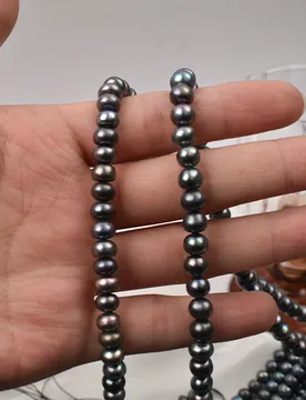 Mm 3A Silky Smooth Natural Freshwater Gray Flat Pearl DIY Handmade Jewelry Making Accessories for Necklace Bracelet Earring - Aliexpress - FashionsVida