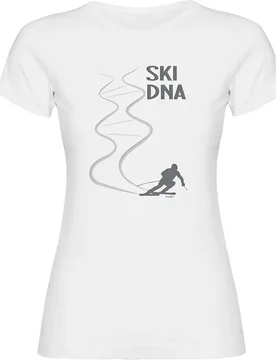 T-shirt à Manches Courtes Ski Dna White 2XL - Kruskis - FashionsVida