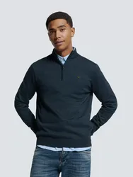Pullover Half Zip 2 Coloured Melang male